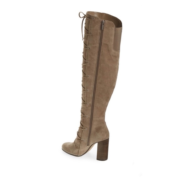 SOLD Vince Camuto Thanta Tall Lace Up Boots NWB SOLD - Picture 2 of 9